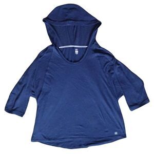 Victoria's Secret VSX Navy Sport Mesh Sleeve Top - M